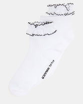 2 PACK AVA RUFFLE SOCKS WHITE