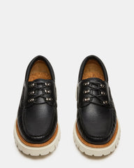 VICTOR BLACK LEATHER